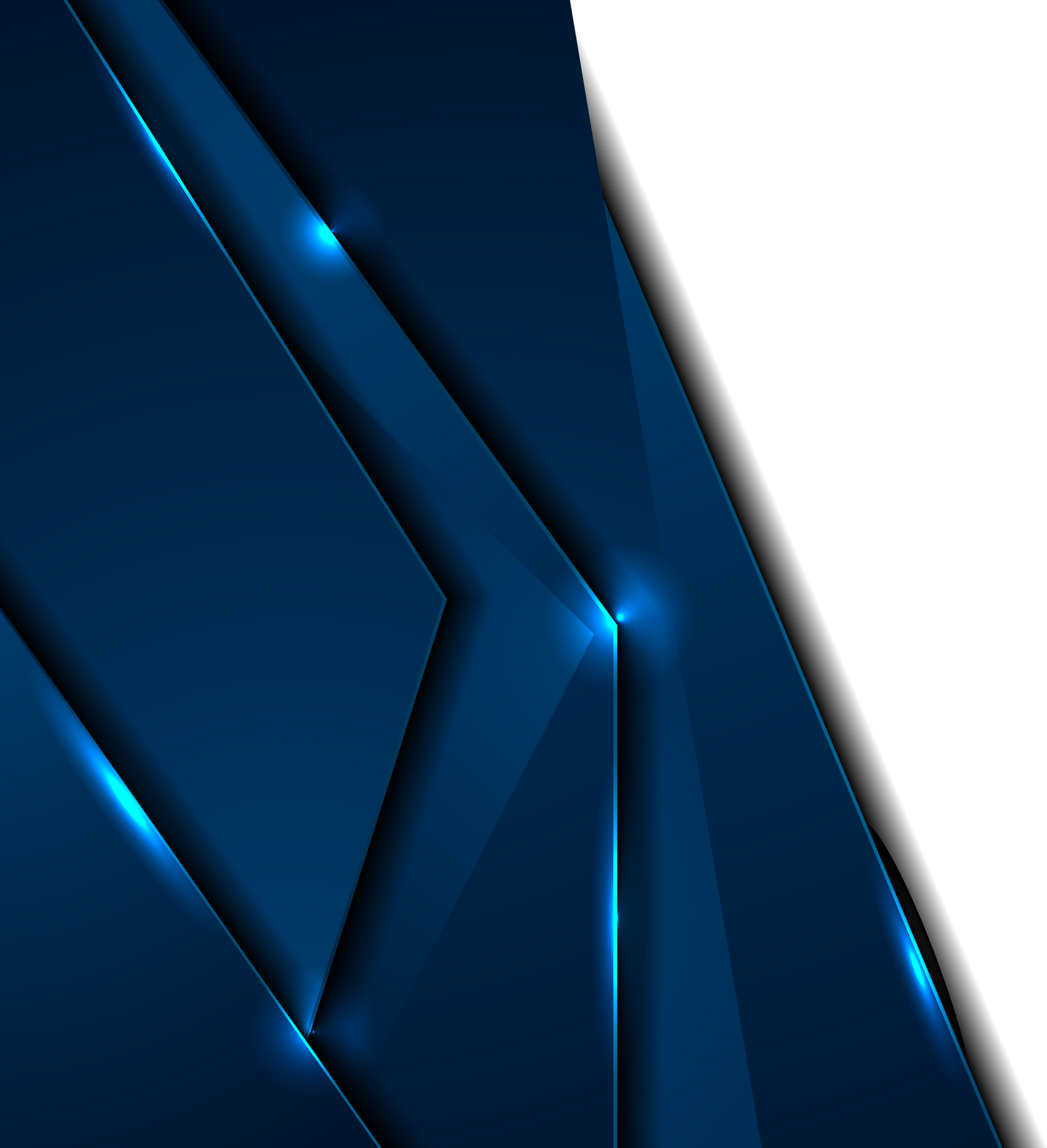 Dark blue corporate background with glowing lines