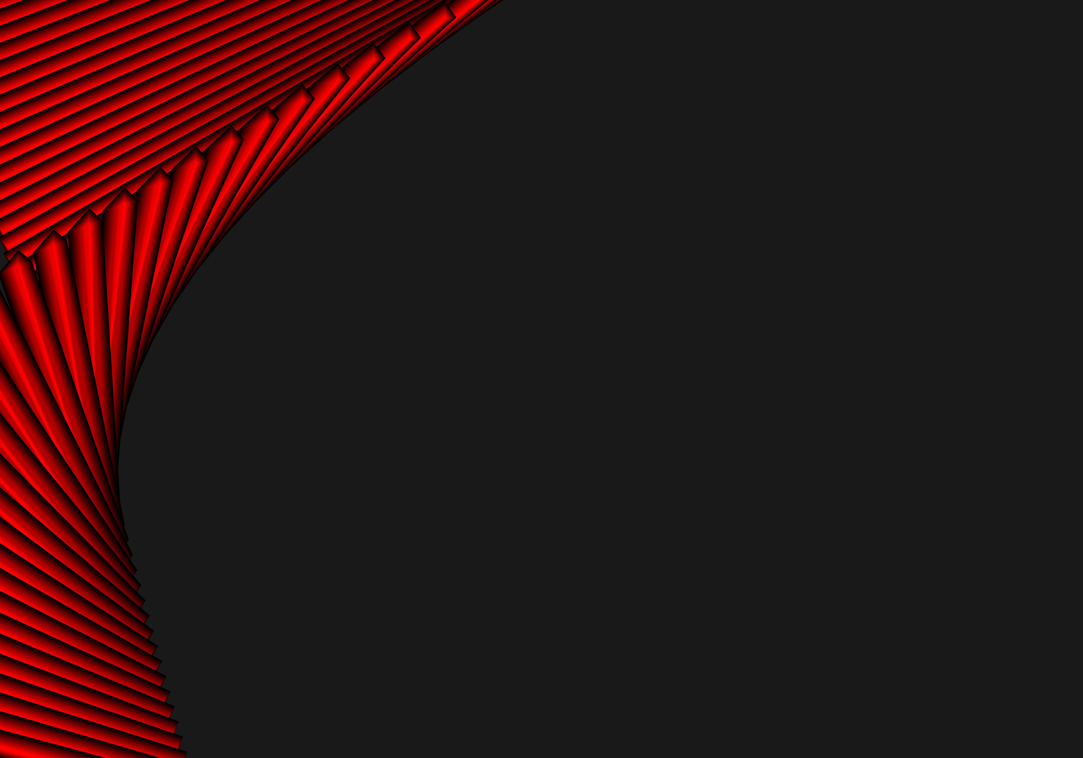 Red stripes on black background