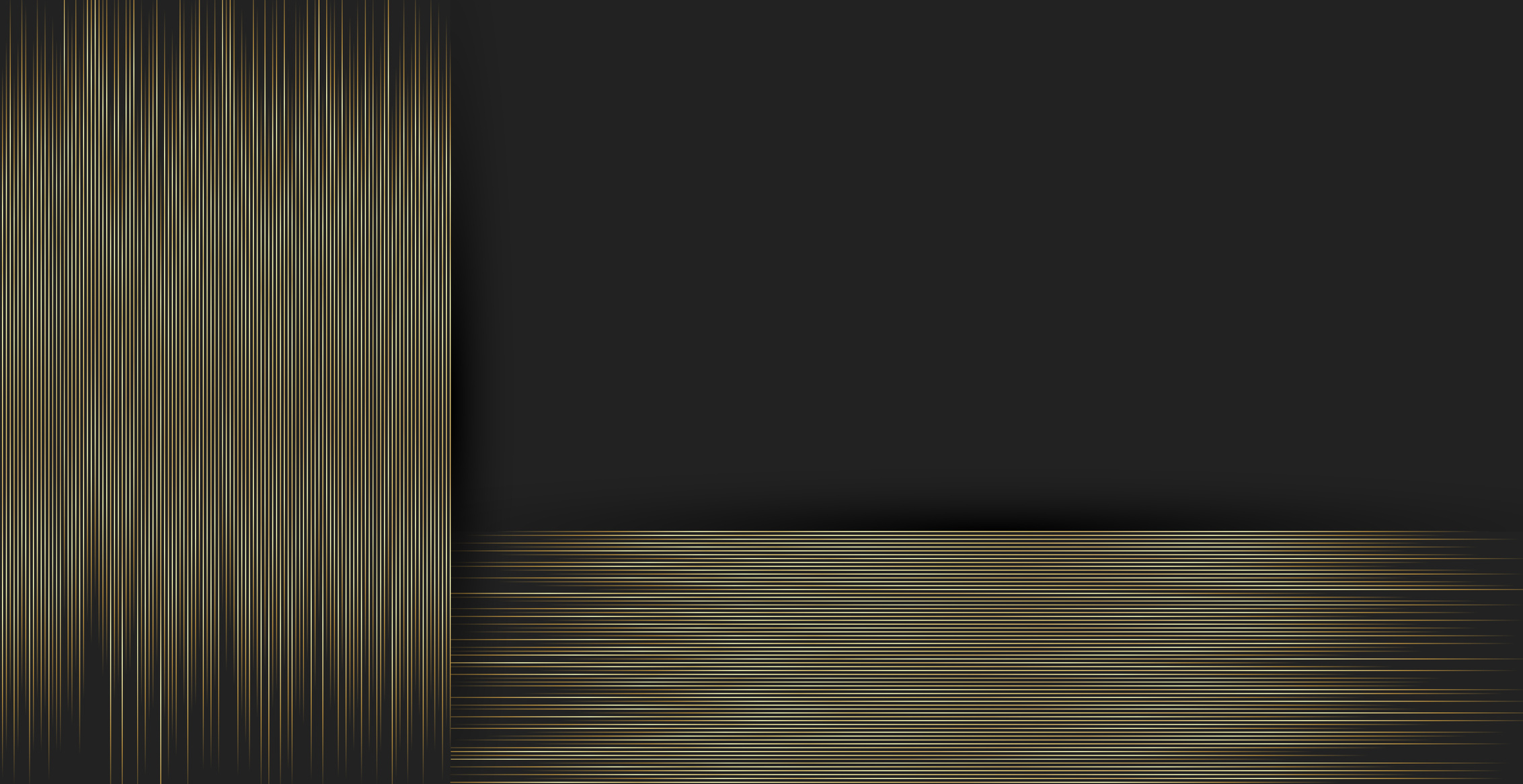 3D Illustration of Gold Lines Background