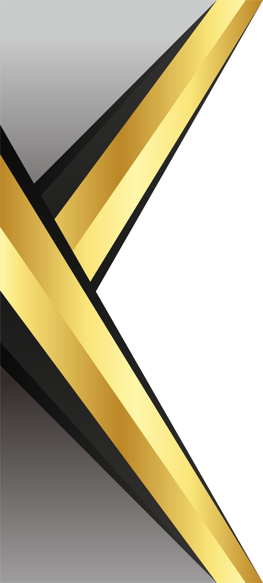 Gray Gold Corner Frame Element