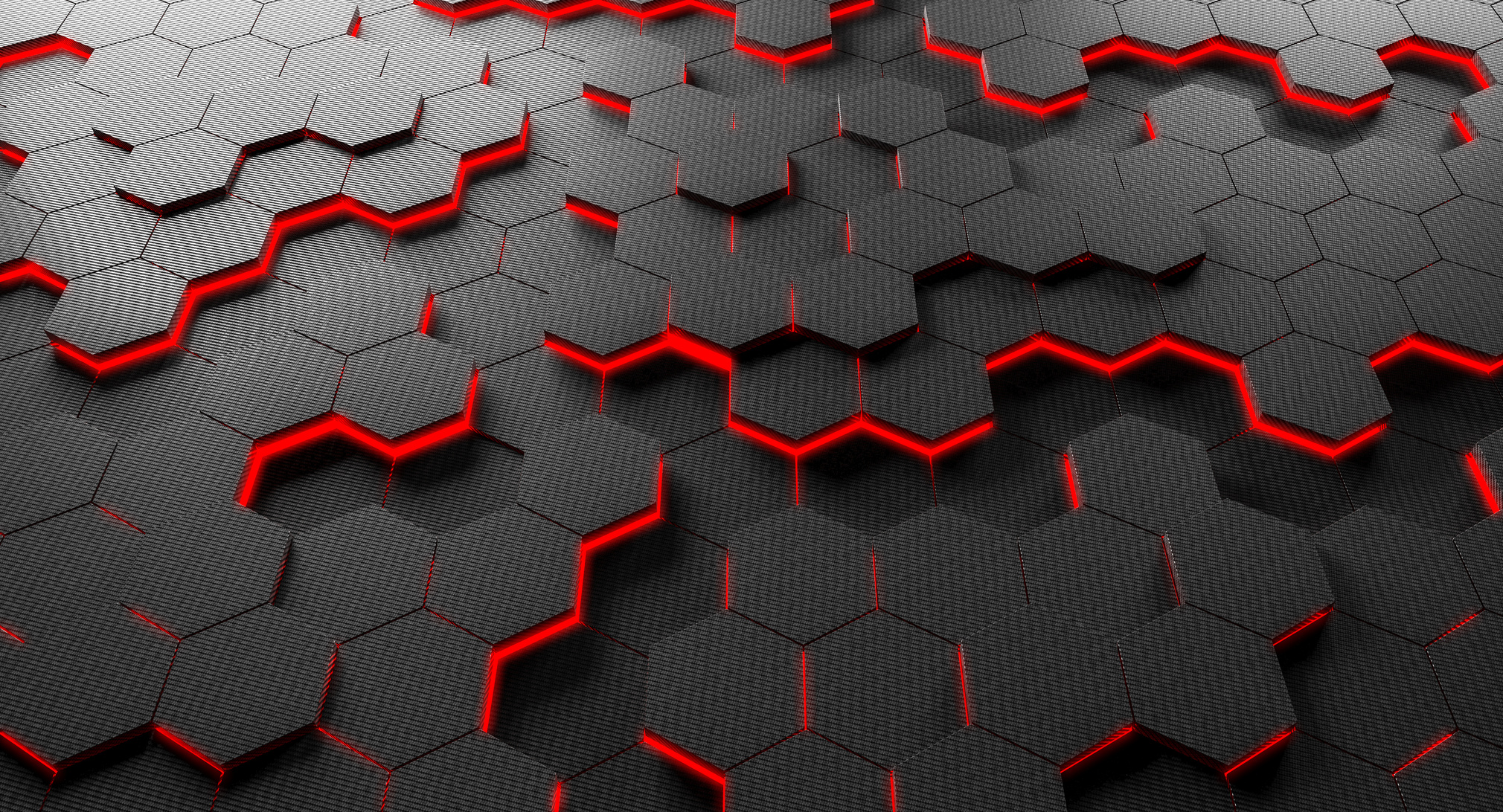 Carbon Fiber Hexagon Background