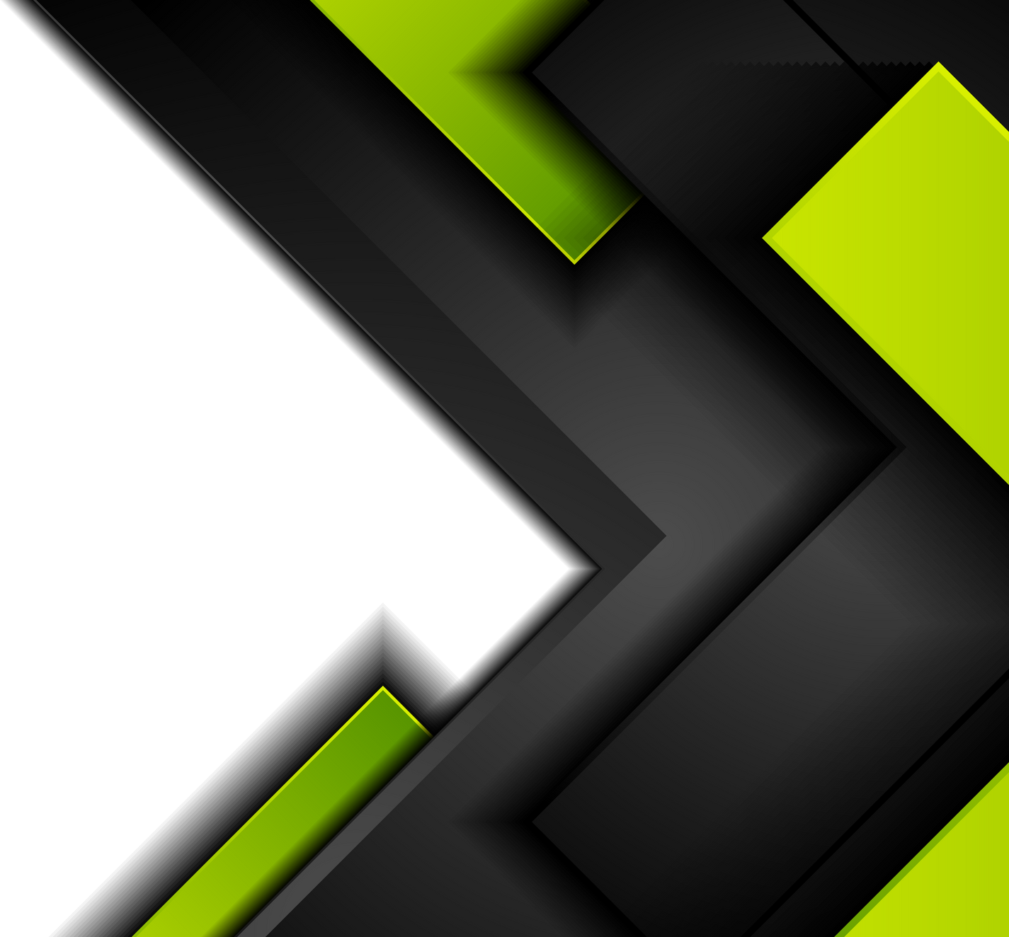 Black green abstract tech geometric background