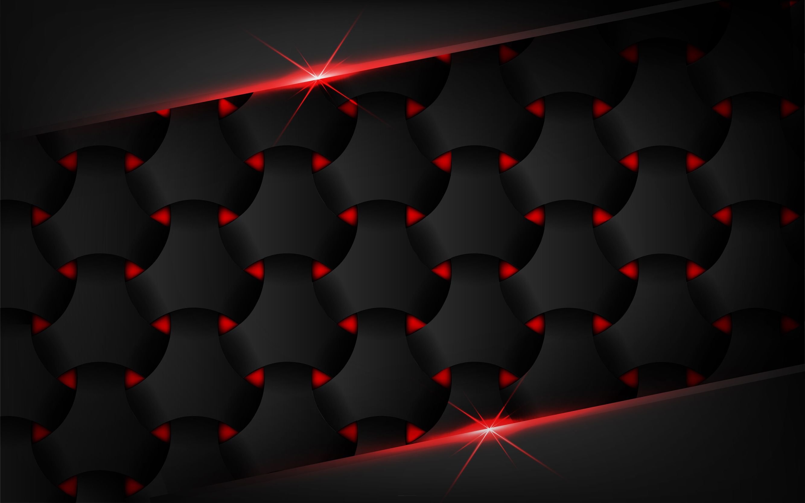 Dark Red Geometric Shapes Backdrop